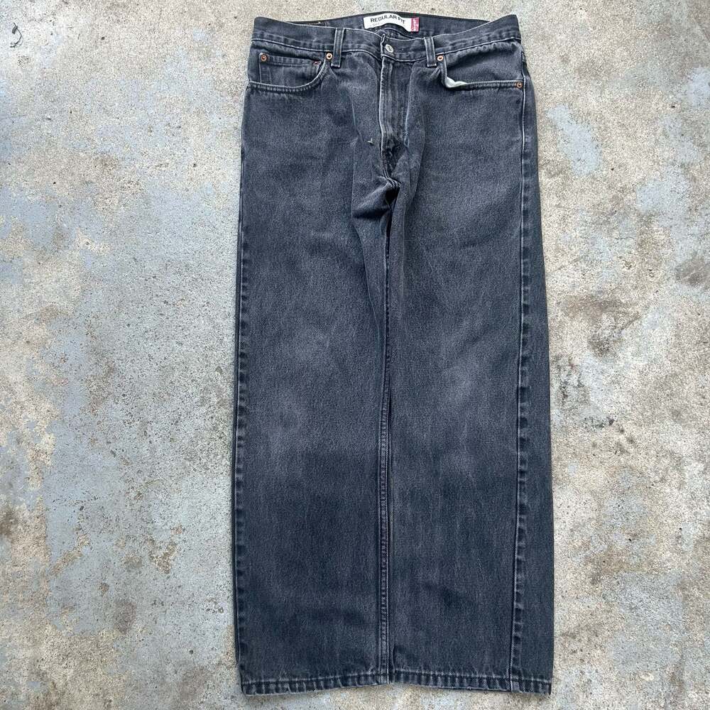 Levi’s 505 Jeans Faded Black Y2K Grunge